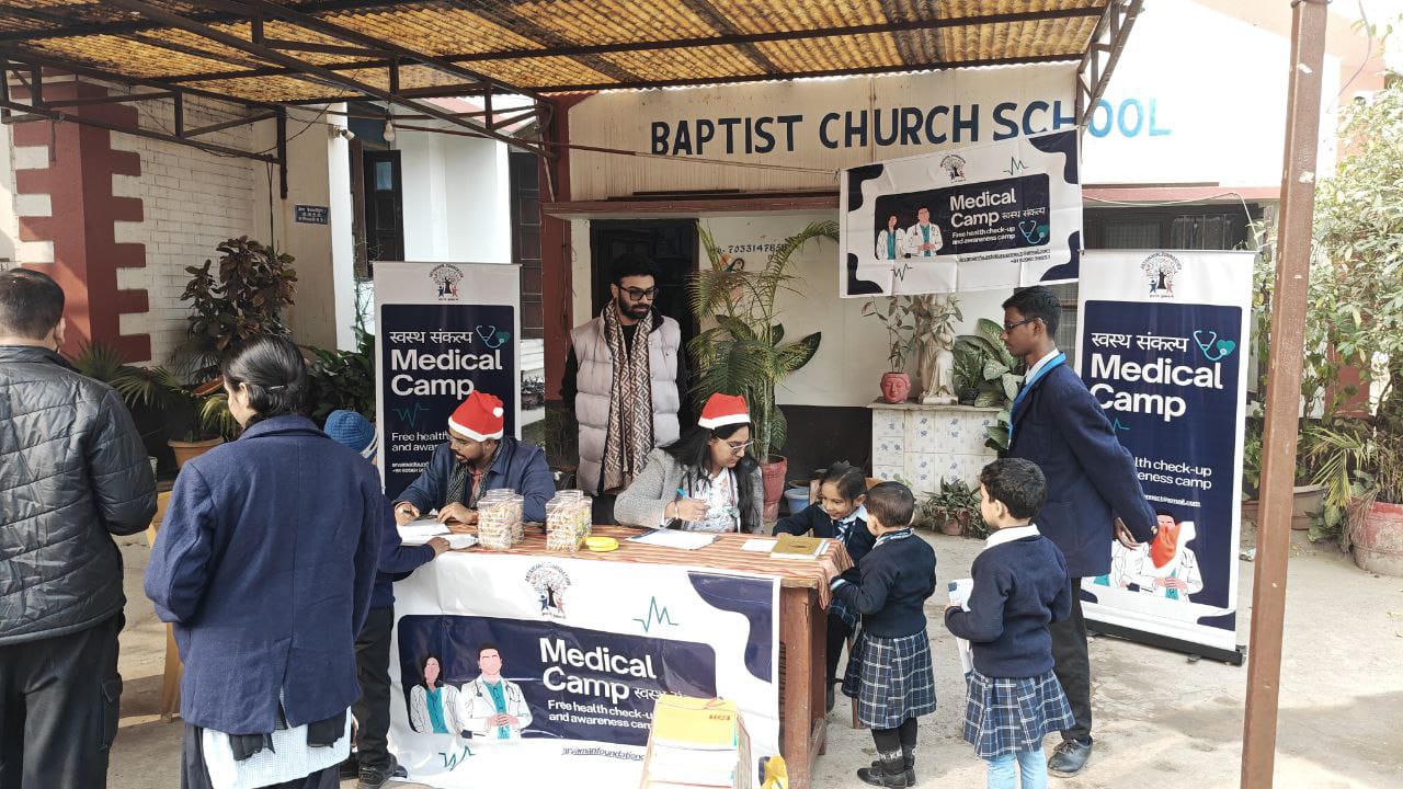 Healthcare outreach by Aryamann Foundation