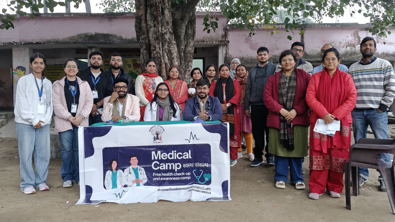 Child supported through Aryamann Foundation